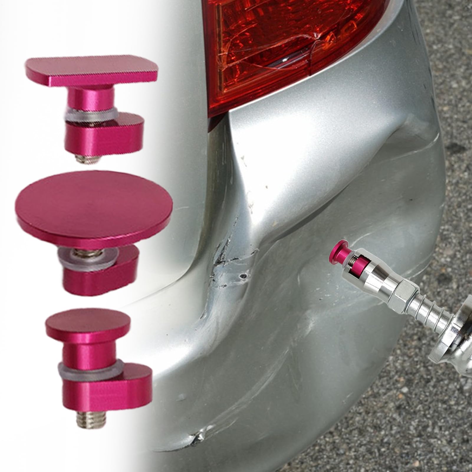 Outils de réparation de bosses, outil de réparation de bosses de voiture, d'aluminium, tirette automobile pour carrosserie métallique, usage quotidien, SUV, utilisation en extérieur, idéal