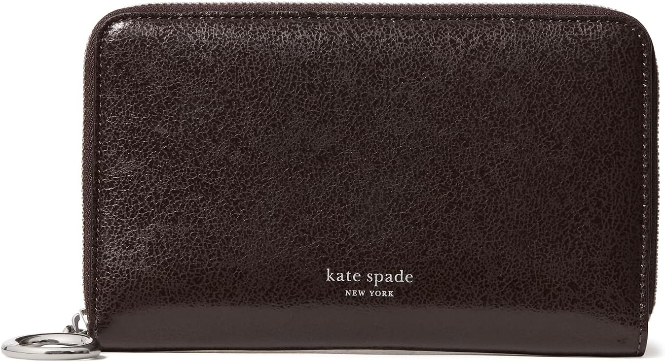 kate spade new york Halo Glazed Leather Medium Zip Around Wallet