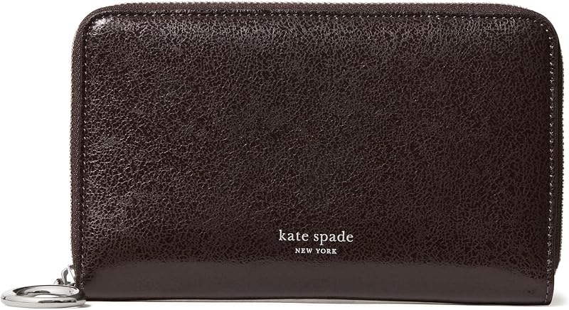 Cartera Halo Glazed Leather Medium Zip Around