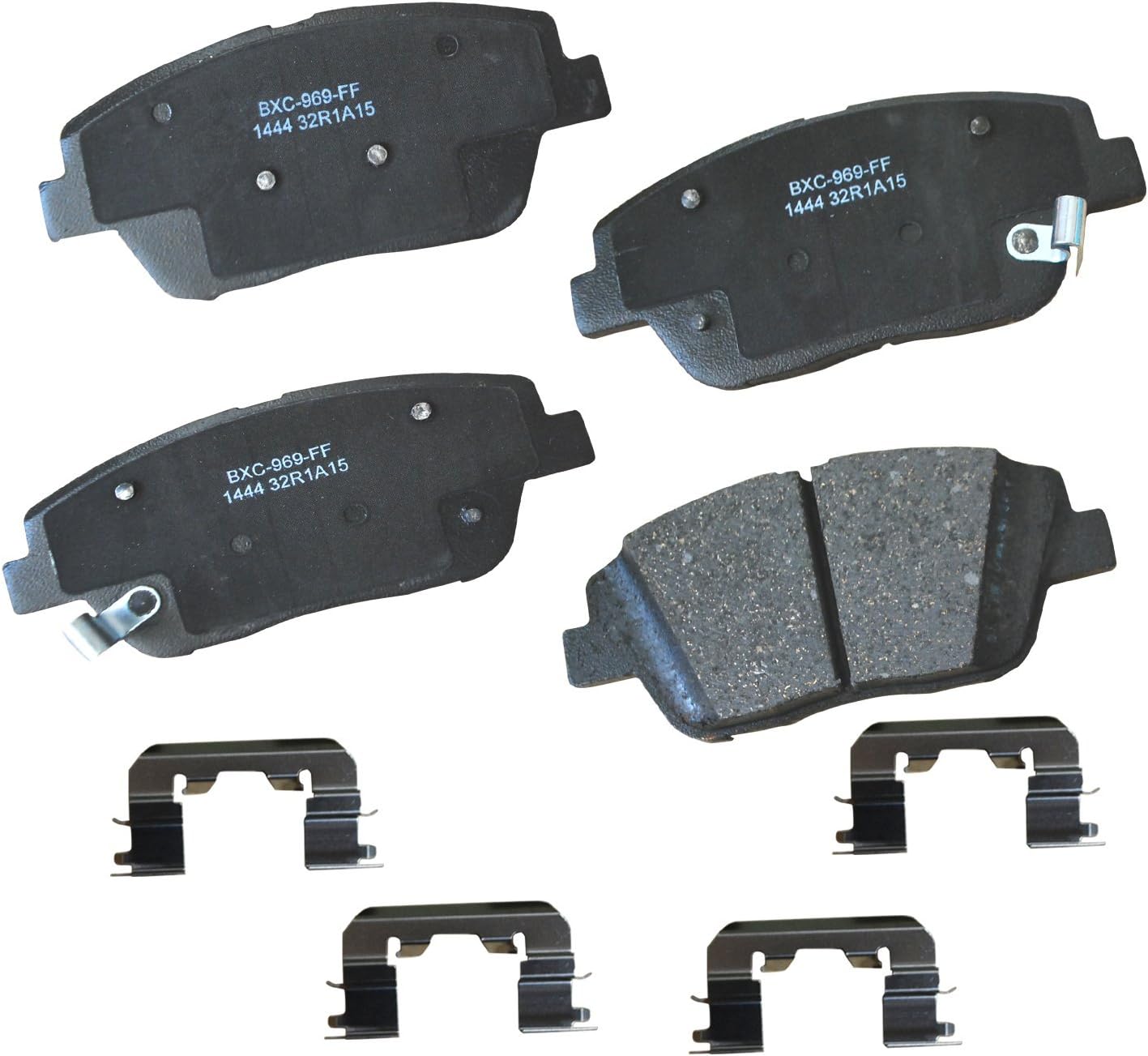 Amazon.com: Bendix Premium SBC1444 Ceramic Front Brake Pads for Hyundai ...