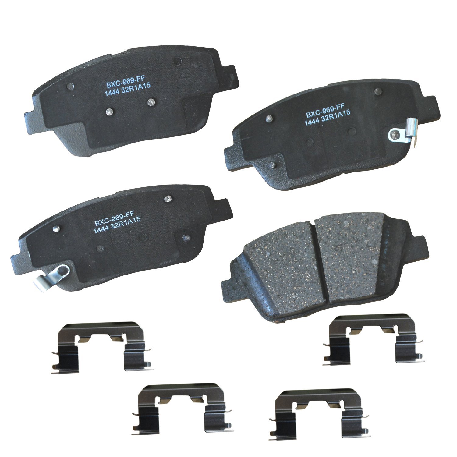 Bendix Premium SBC1444 Ceramic Front Brake Pads for Hyundai Sonata 2015-2011, Kia Optima 2016-2011