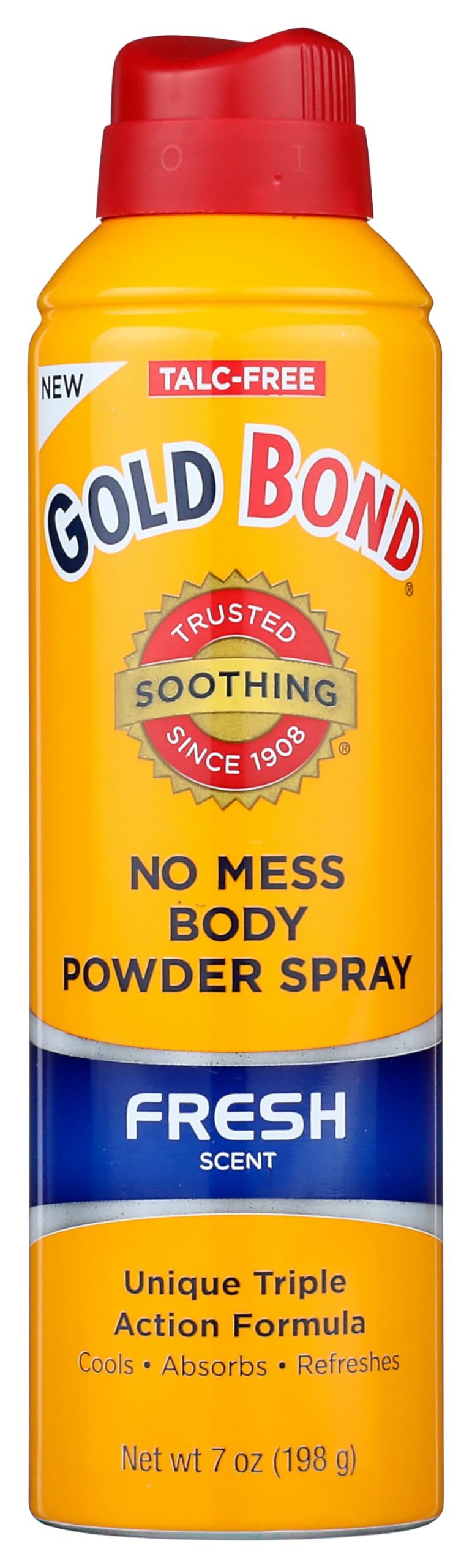 Gold Bond, No Mess Body Powder Spray, 7 Ounce