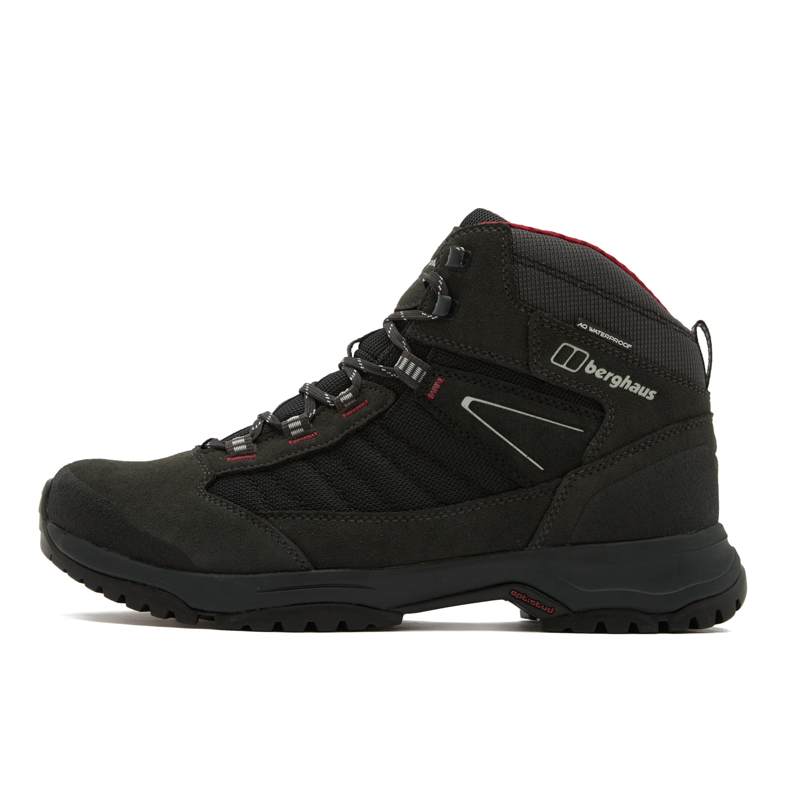 Berghaus Men's Expeditor Trek AQ Boot, Grey/Black/Red, 7
