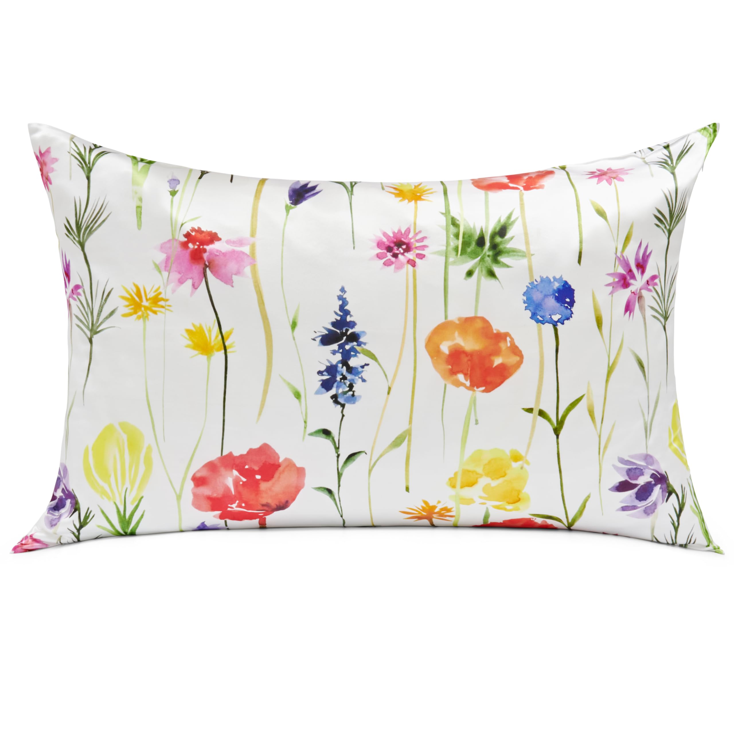 VeraBliss 100% Silk Pillowcase for Hair & Skin (Non Satin) -Only Pure Natural Mulberry Floral Patterned Silk Pillow Case