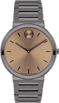 - Bold Horizon Ultra Thin Watch for Men and Women - Swiss Made - Water Resistant 3ATM/30 Meters - Sleek and Slim Premium Luxury Wristwatch for Everyone - 40mm