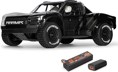 ARRMA 1/16 Mojave GROM 4X4 RTA KIT RC Brushed Desert Truck, Clear/Black