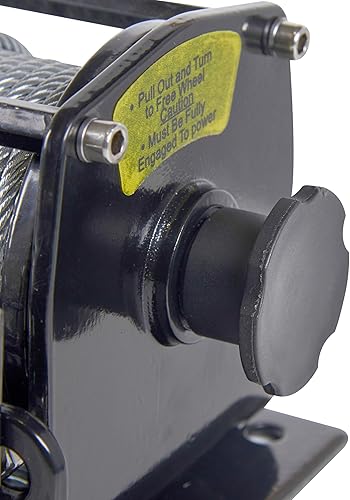 Miniatura 31 de Warrior Winches Ninja 4500 libras – Cabrestante eléctrico de 12 V ATV/UTV con cable de acero, compacto y potente cabrestante ATV de 12 voltios