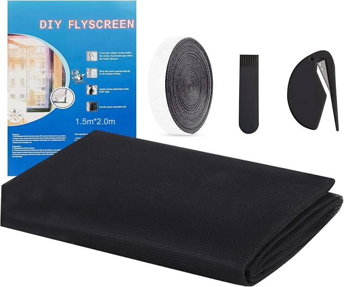 Velcro Window Mosquito Net with Super Adhesion - Anti-Insect Solution