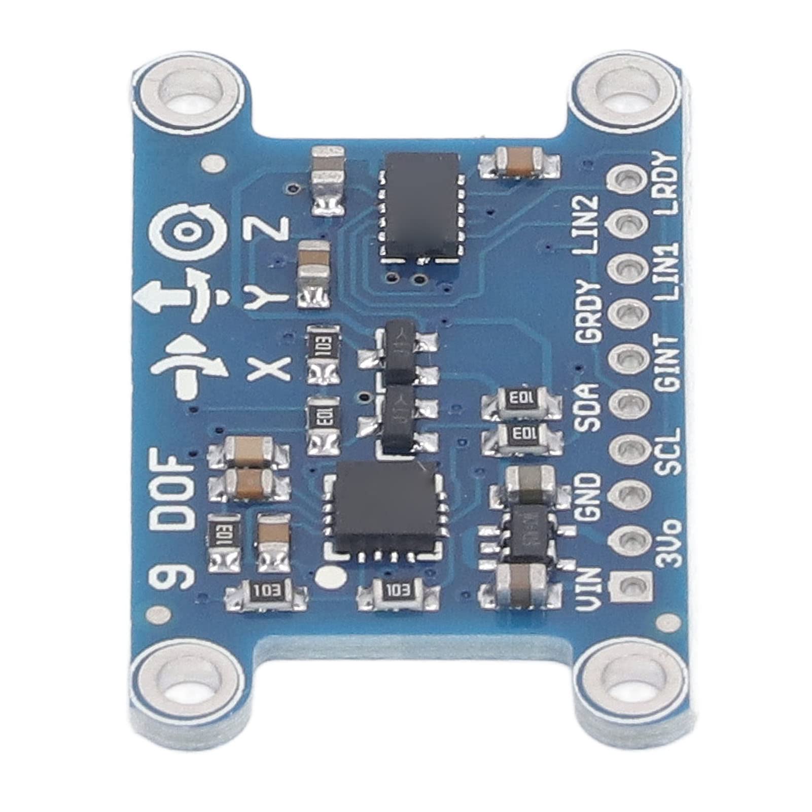 Modulo Giroscopio 9 Assi Con Bussola - Sensore Campo Magnetico, Per Arduino, 3-5V