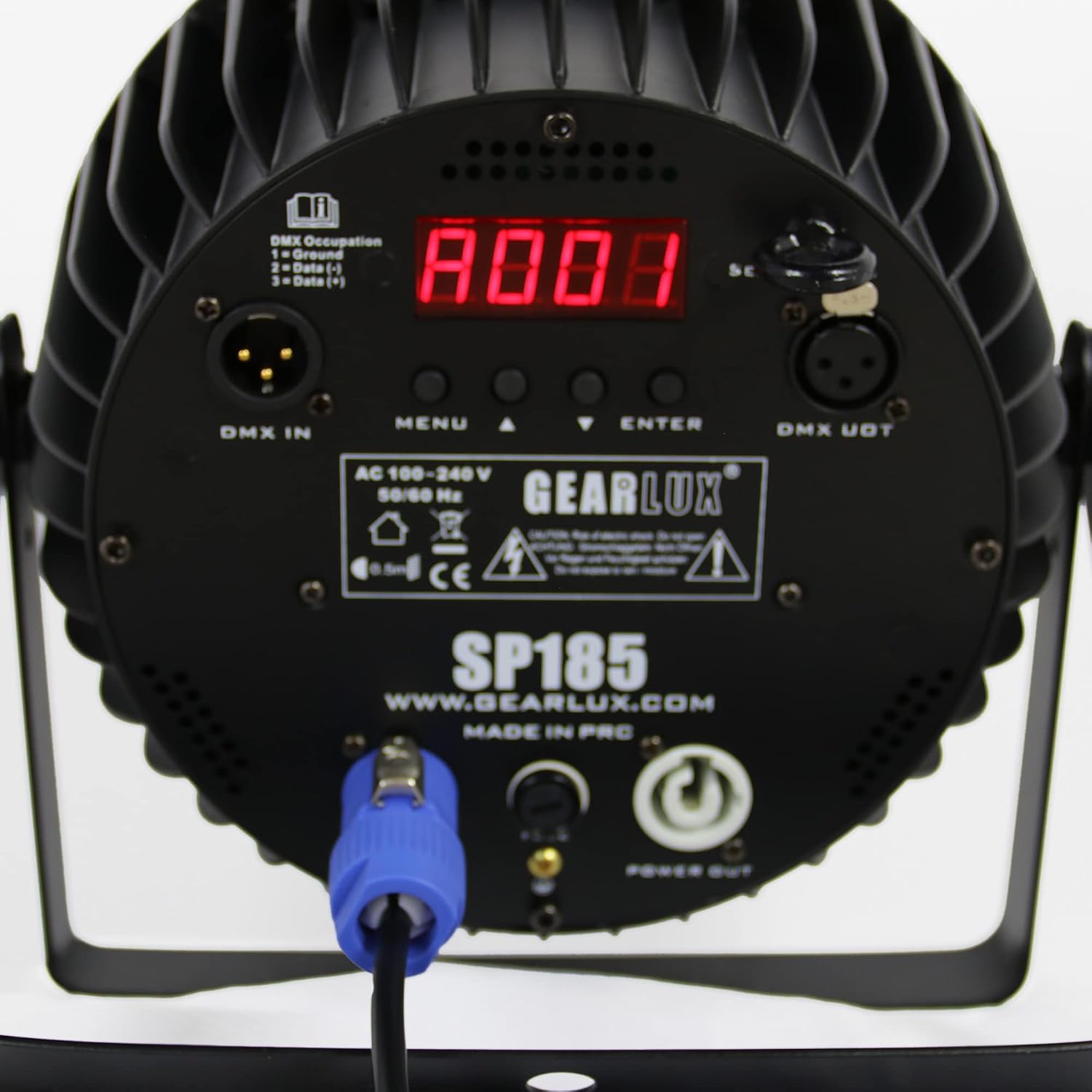 Gearlux SP185 18 LED 12 Watt RGBW+UV Five in One LED PAR Stage Light