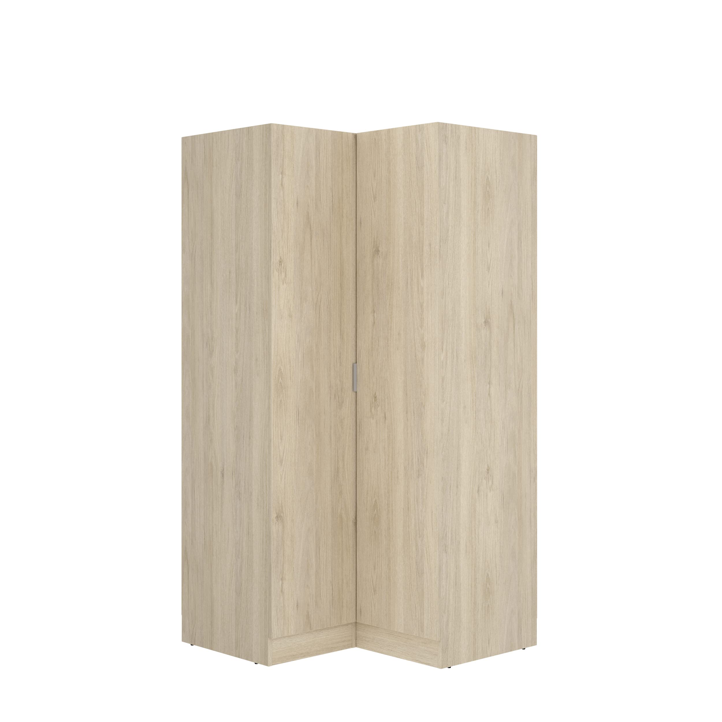 DEKIT GRUPO RIMOBEL Essen Armario de rincón, Madera de ingeniería, Roble Natural, 184x91x93 cm