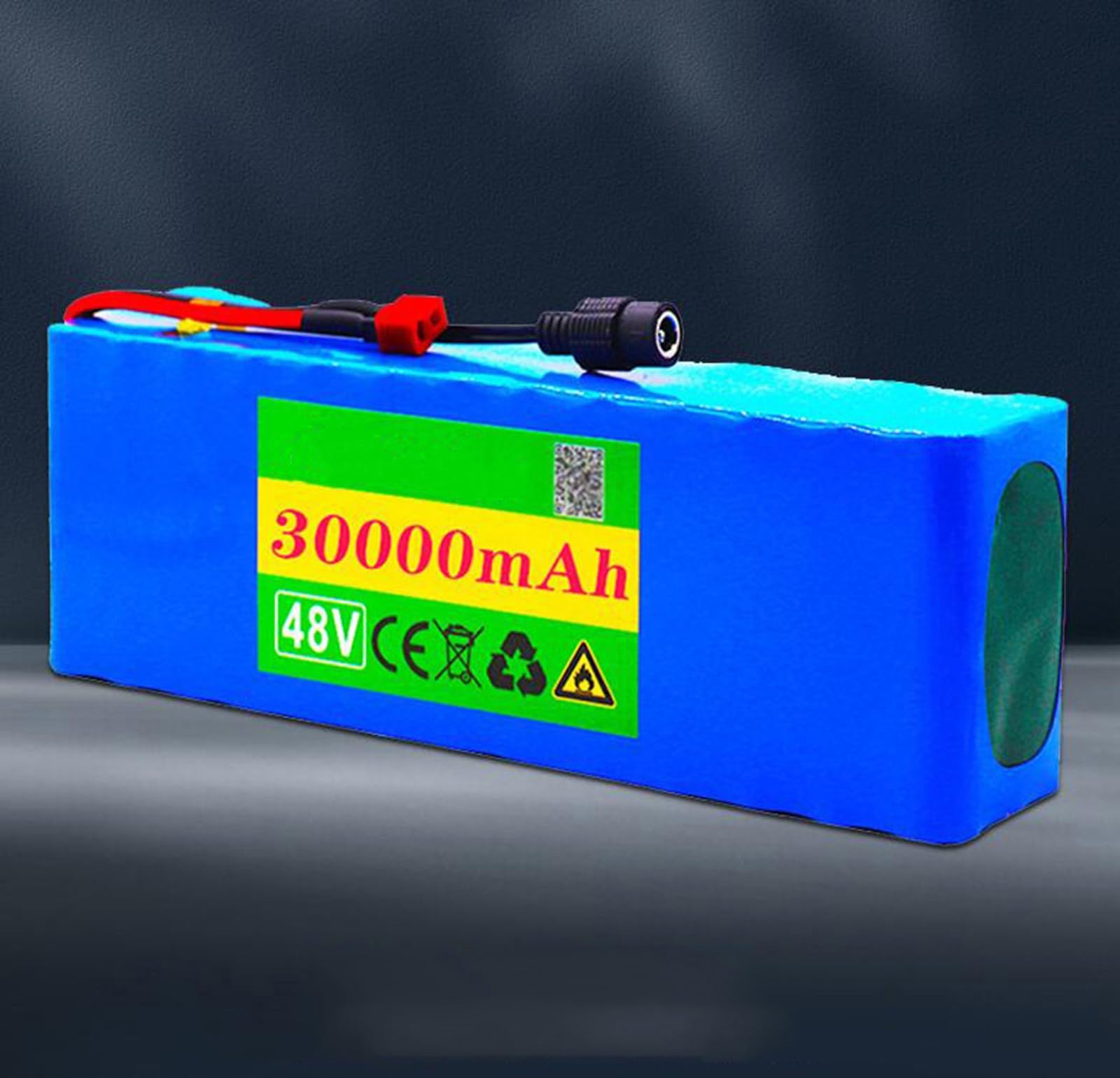 Ión de Litio Recargable de 48V, 30Ah, 30000mah, batería portátil de Iones de Litio, batería de Iones de Litio, con Cargador T Plug