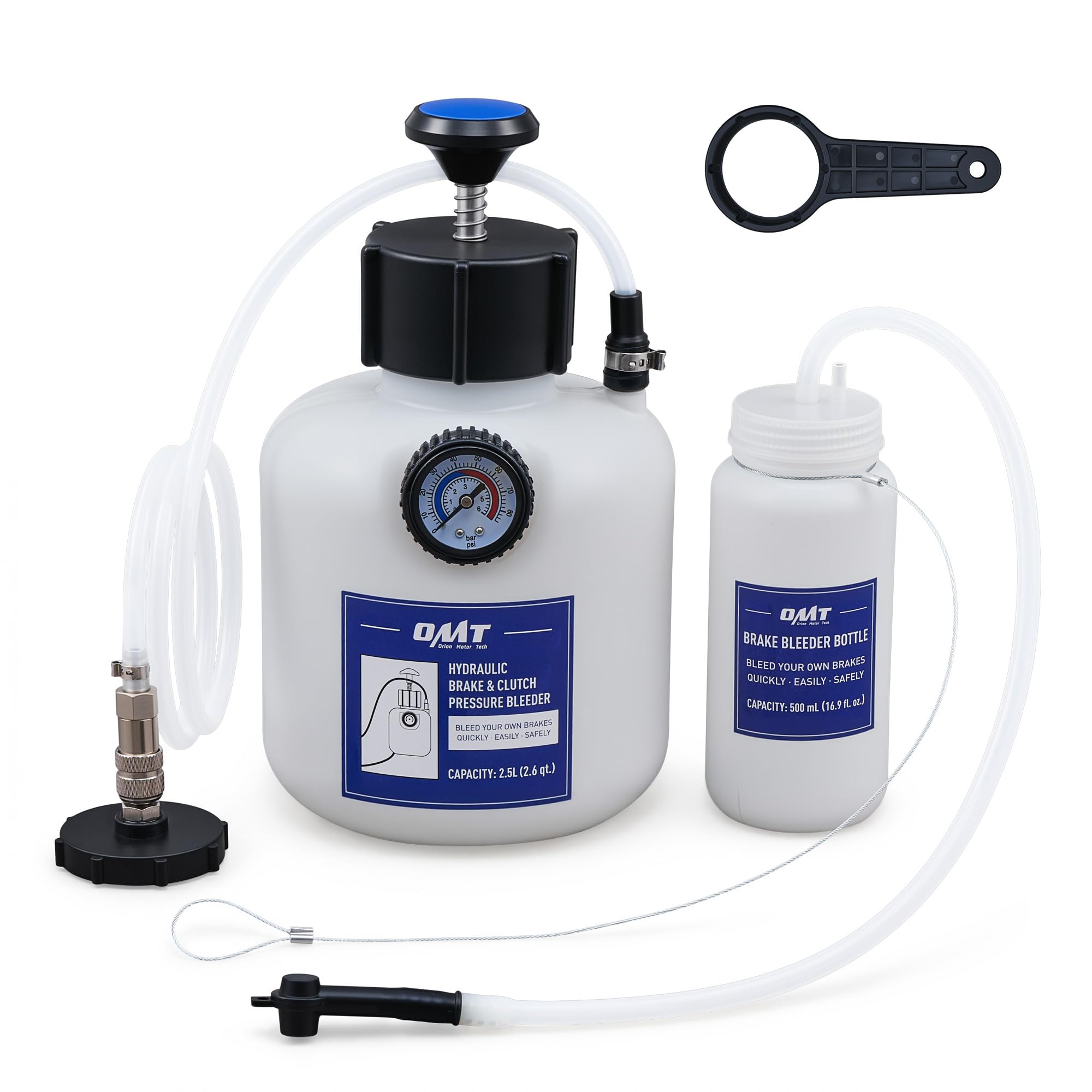 OMT 2.5L Pressure Brake Bleeder Kit