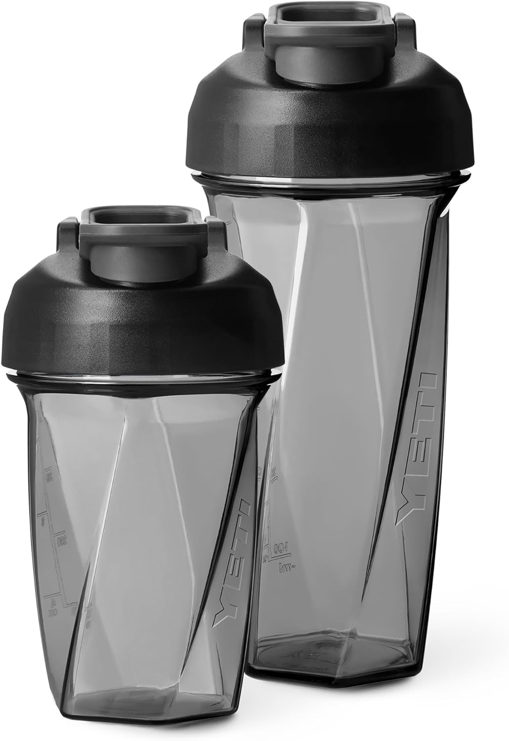 YETI Yonder Helimix Vortex Blender Shaker Bottle Holds up to 20 & 27 oz | No Blending Ball or Whisk | USA Made | Portable Pre Workout Whey Protein Drink Shaker Cup | Dishwasher Safe, Charcoal