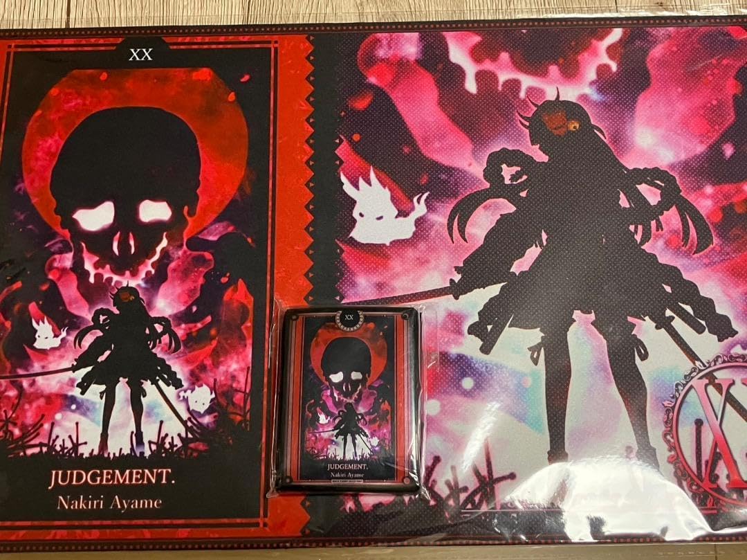 サンパン　ホロライブ　タロット　スリーブ　プレイマット　百鬼あやめ タロット スリーブ プレイマット 【ニアミント-ミント (NM-MT)】 🎳 百