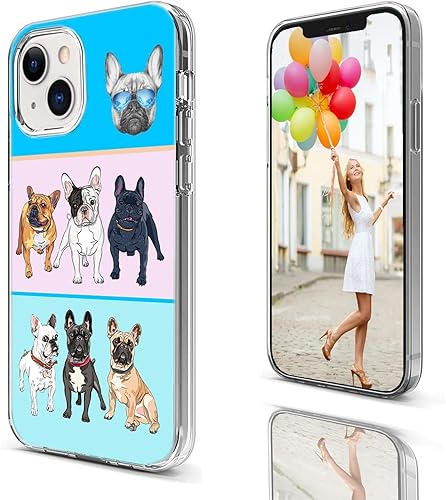 Miniatura 3 de AKORAVO - Funda para iPhone 14, iPhone 13 para mujeres, hombres y niñas, funda protectora completa a prueba de golpes, delgada, suave, TPU