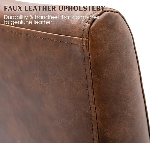 Miniatura 5 de Juego de 2 sillas de comedor modernas de tela, sillas de comedor tapizadas de lino, silla de cocina sin brazos de mediados de siglo con patas