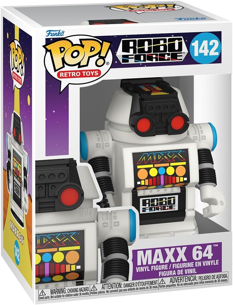 Funko POP Retro Toys: Roboforce - Maxx 64 - Robo Force - Collectable Vinyl Figure - Gift Idea - Official Merchandise - for Kids & Adults - Ad Icons Fans - Model Figure for Collectors and Display