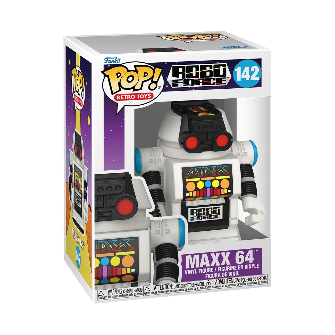 POP Retro Toys: Roboforce - Maxx 64 - Robo Force - Collectable Vinyl Figure - Gift Idea - Official Merchandise - for Kids & Adults - Ad Icons Fans - Model Figure for Collectors and Display