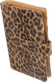 VILLCASE Blocos De Notas Para Scrapbook Caderno Livro Fichário Clipes Fichário De Diário Capa De Bloco De Notas De Couro Fichário Planejador Capa De Diário Capa De Fichário Capa