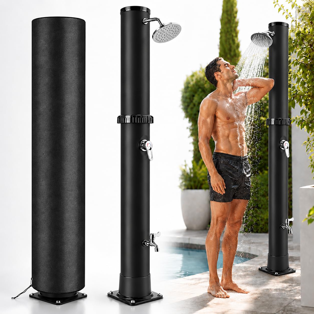 douche solaire de jardin 35 litres