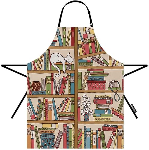 Delantales de flores marroquíes con azulejos italianos de cachemira para mujeres y hombres, Delantal-a43