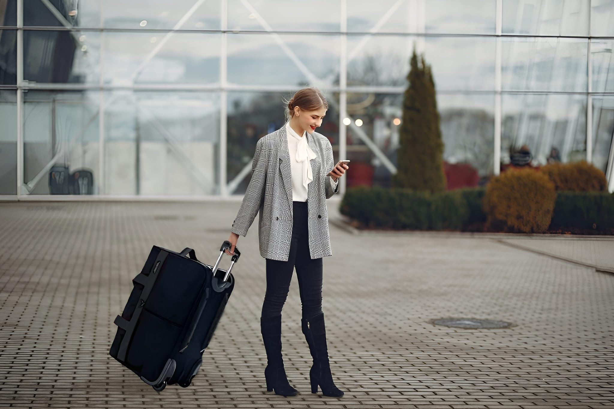 Bolsa de viaje plegable de 20 a 40 pulgadas con ruedas, ligera, 600D, maleta de mano para negocios y vacaciones, equipaje duradero, Black, 40 Inch, Maleta