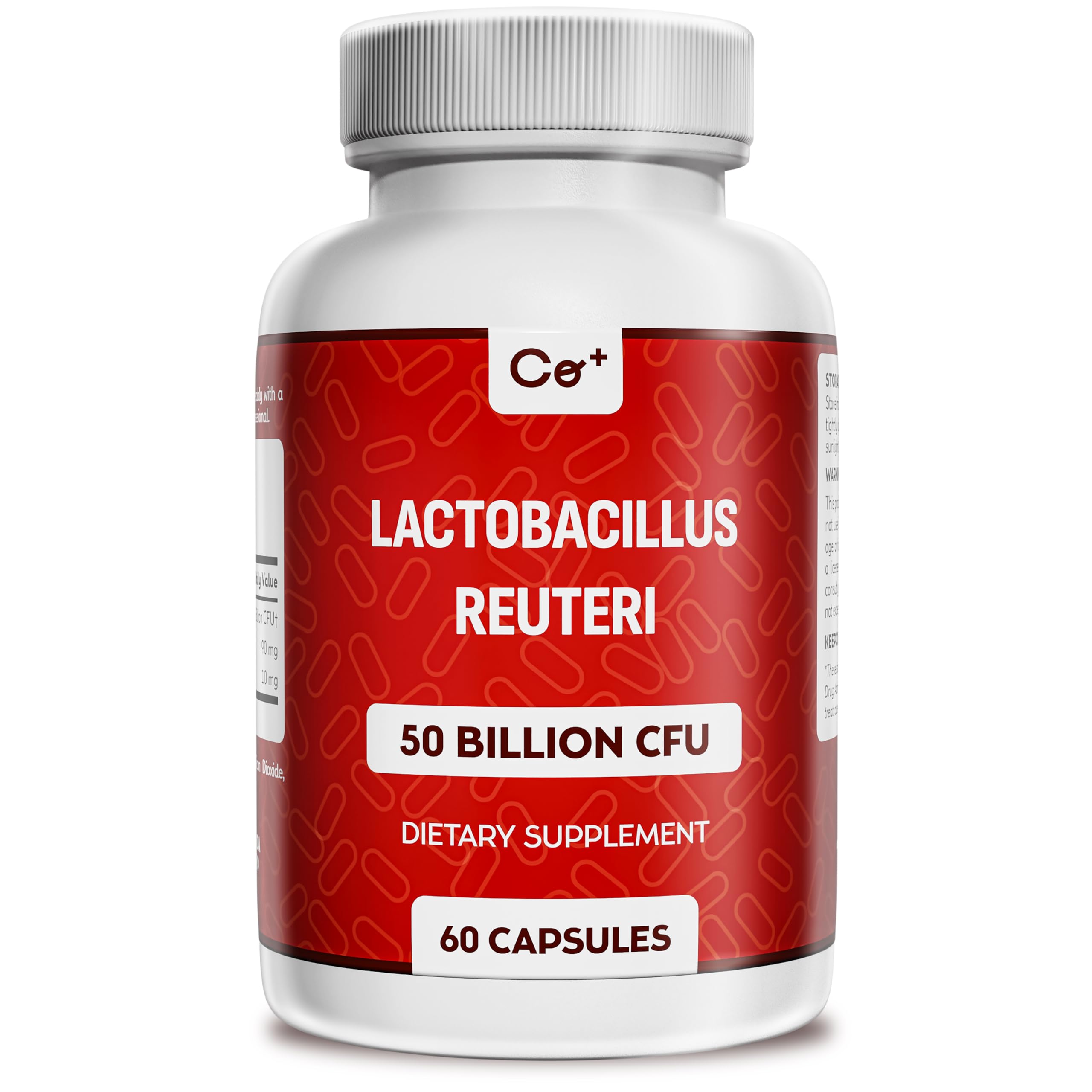 Coolinario L Reuteri Probiotics for Digestive Health | 50 Billion CFU | Lactobacillus Reuteri Supplement | 60 Vegetarian Capsules | 1 Daily Capsule, 2 Month Supply (1-Pack)
