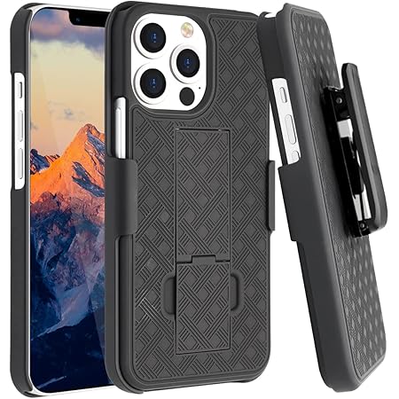 Amazon Com Fingic Compatible With Iphone 13 Pro Max 5g Holster Case Combo Shell Slim Rugged Case With Kickstand Swivel Belt Clip Holster Shockproof Cover For Iphone 13 Pro Max 5g 6 7 Inch