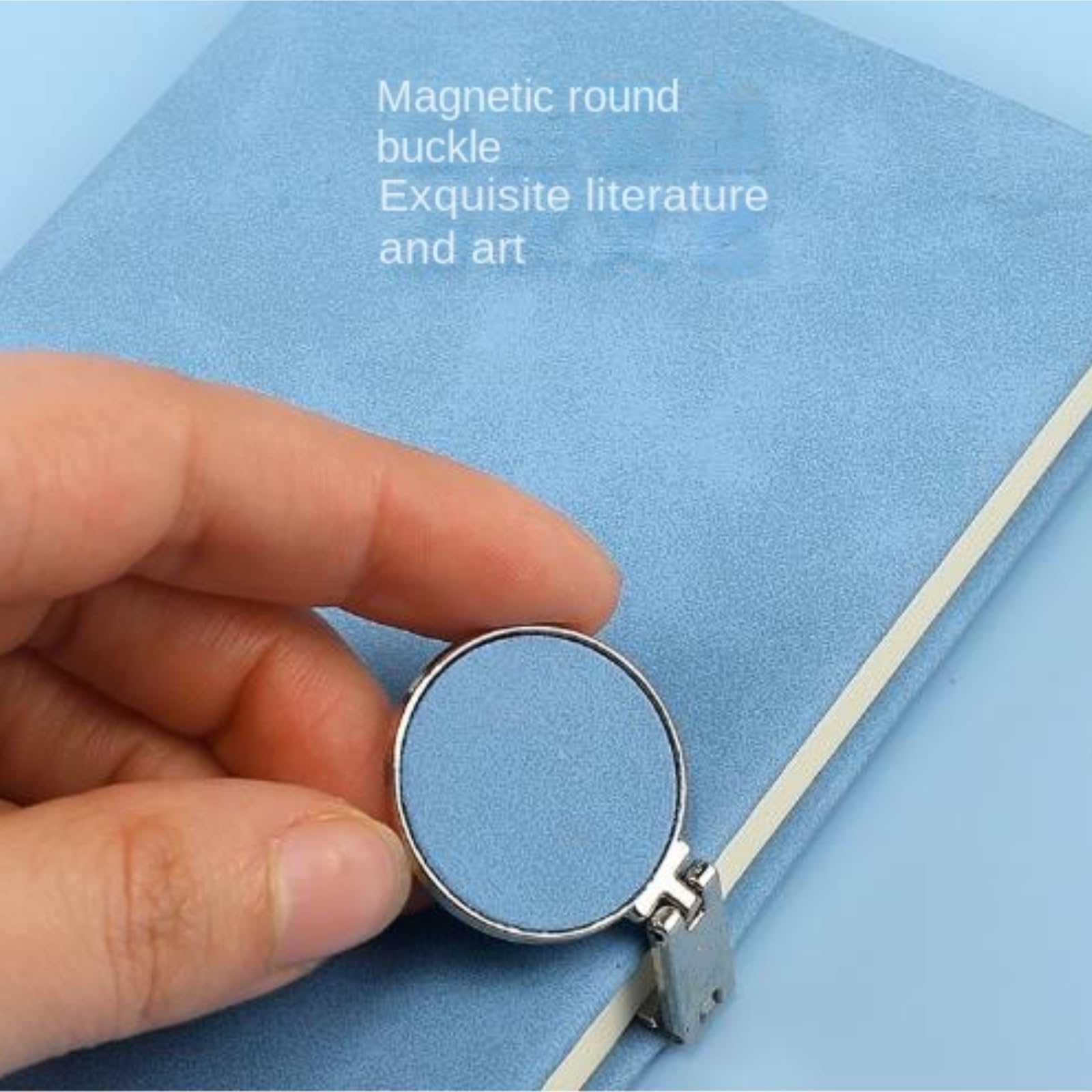 Notatnik Dziennik Notatnik W Formacie A6 Z Okrągłym Magnetycznym Zapięciem, Dziennik Podróży Materiały piśmiennicze(Grün)