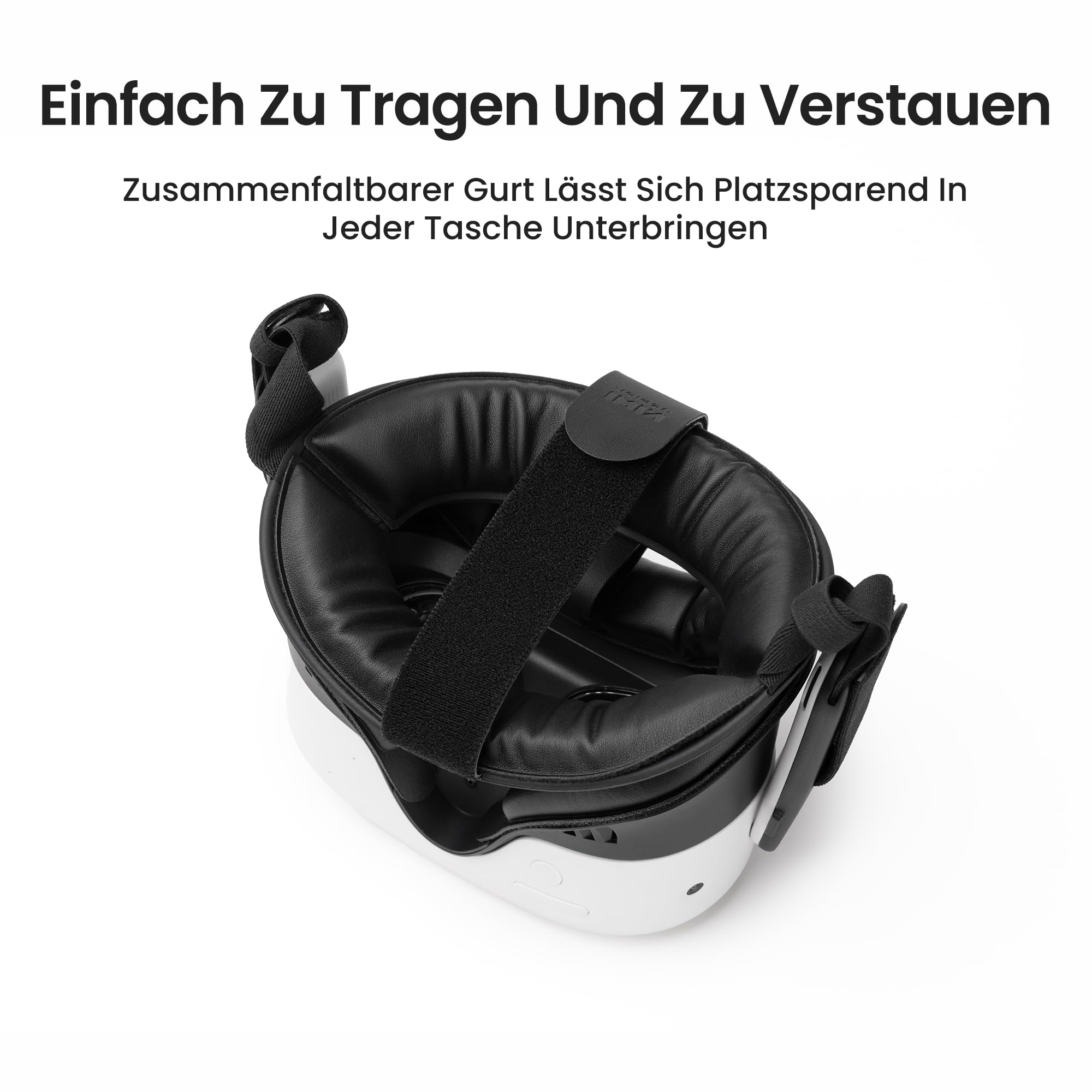 KIWI design K4 Flex Komfort Kopfband für Meta Quest 3/3S, Verstellbarer Elite Strap mit PU-Schaum für Verbesserten Komfort und VR-Spieleimmersion (Ohne Batterie)