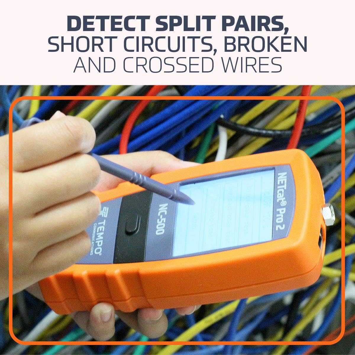Exclusive Discount 80% Offer Tempo Communications NC-500 NETcat Pro 2 Network Cable Tester - Test Telephone, Data, and COAX Wires (Latest Model)