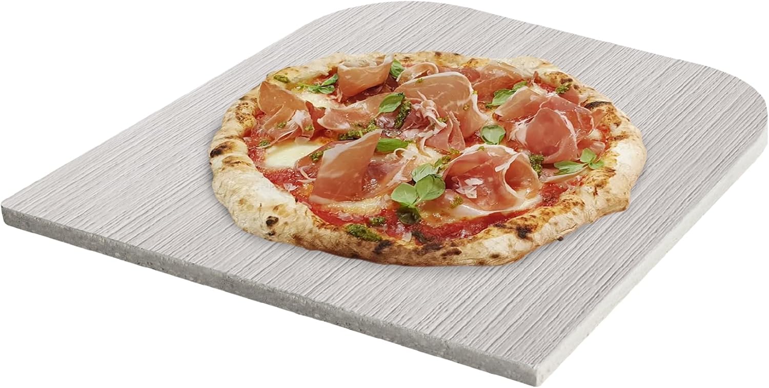 FibraMent Premium MicroLine Technology Replacement for Ooni Koda 2 Pizza Oven, 15 1/2" x 14 5/8" x 5/8", Superior Heat Retention, Even Cooking, Dual-Sided Professional Chef Baking, Made in USA