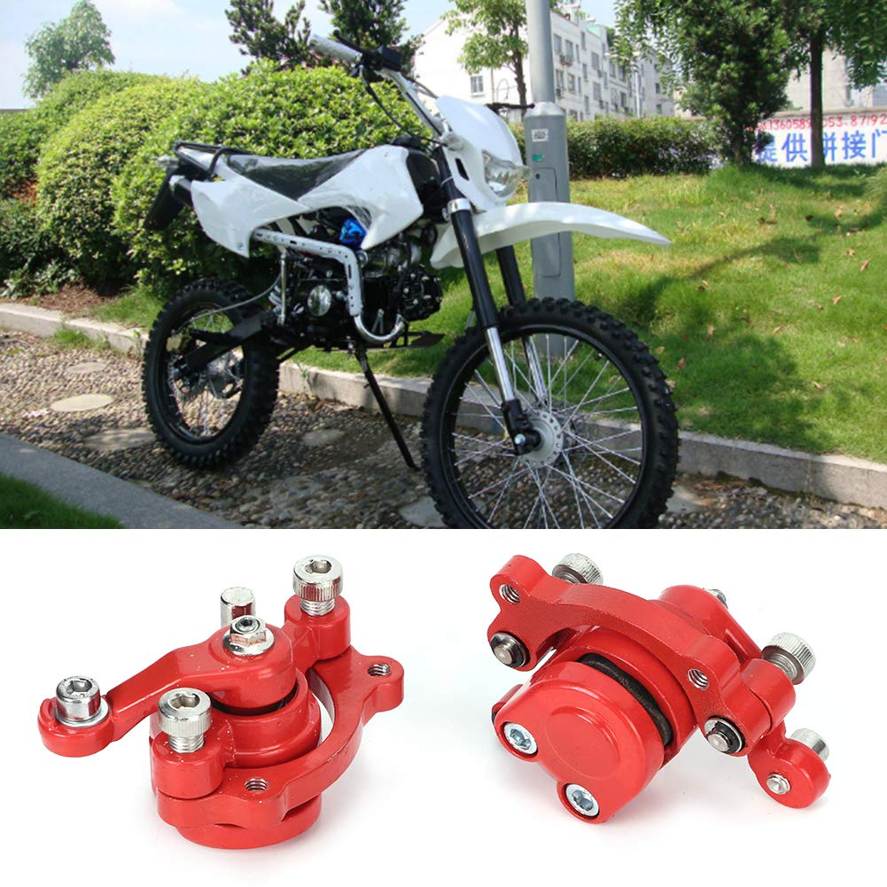OUKENS Freno a disco posteriore, set pastiglie pinza freno a disco posteriore da 140 mm adatto per scooter elettrico ATV 49CC