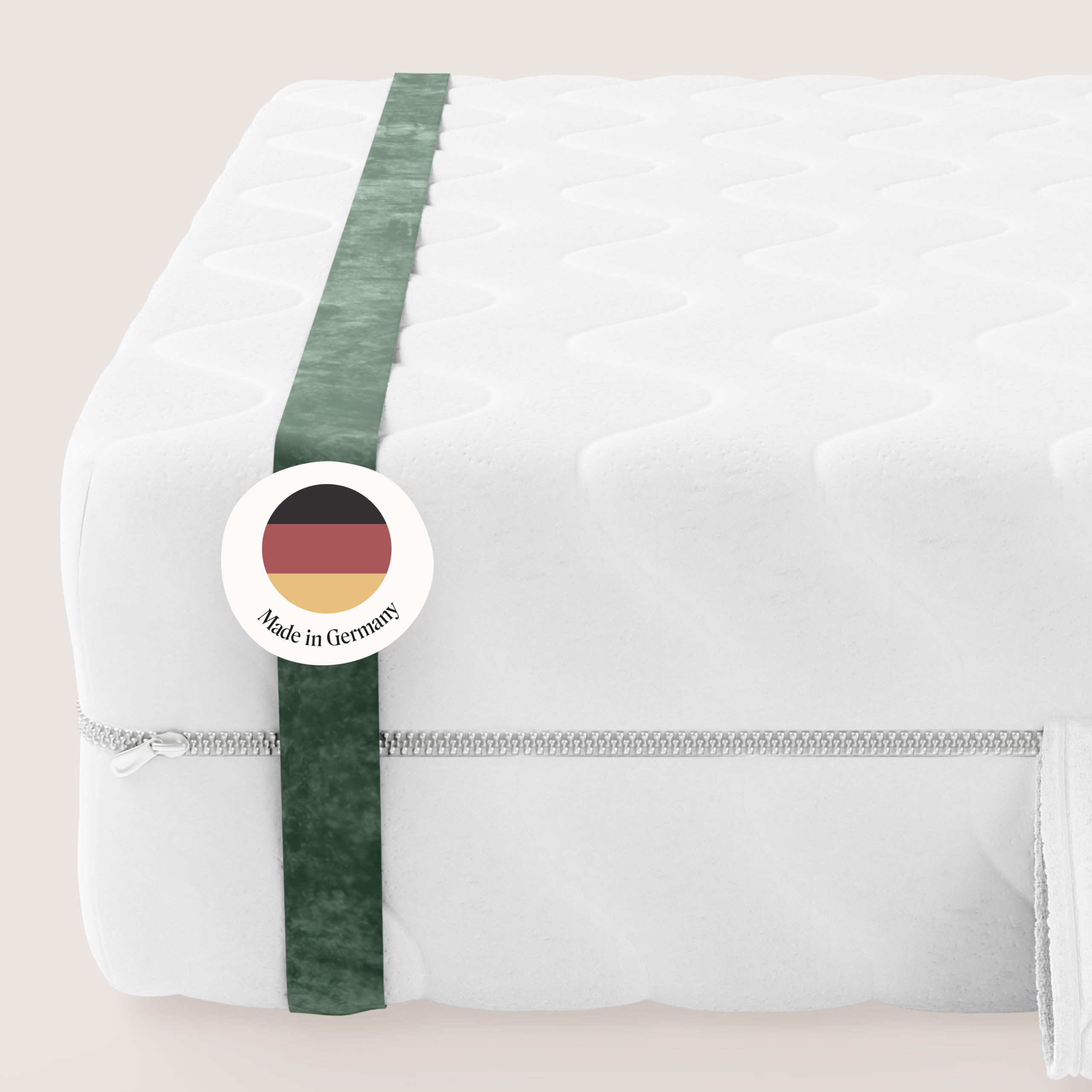 verapur Classic HR materac ze sprężynami kieszeniowymi, 160 x 200 cm, wys. 2-21 cm – 7-strefowy materac – oddychający – materac 160 x 200 cm – materac kieszeniowy – Made in Germany