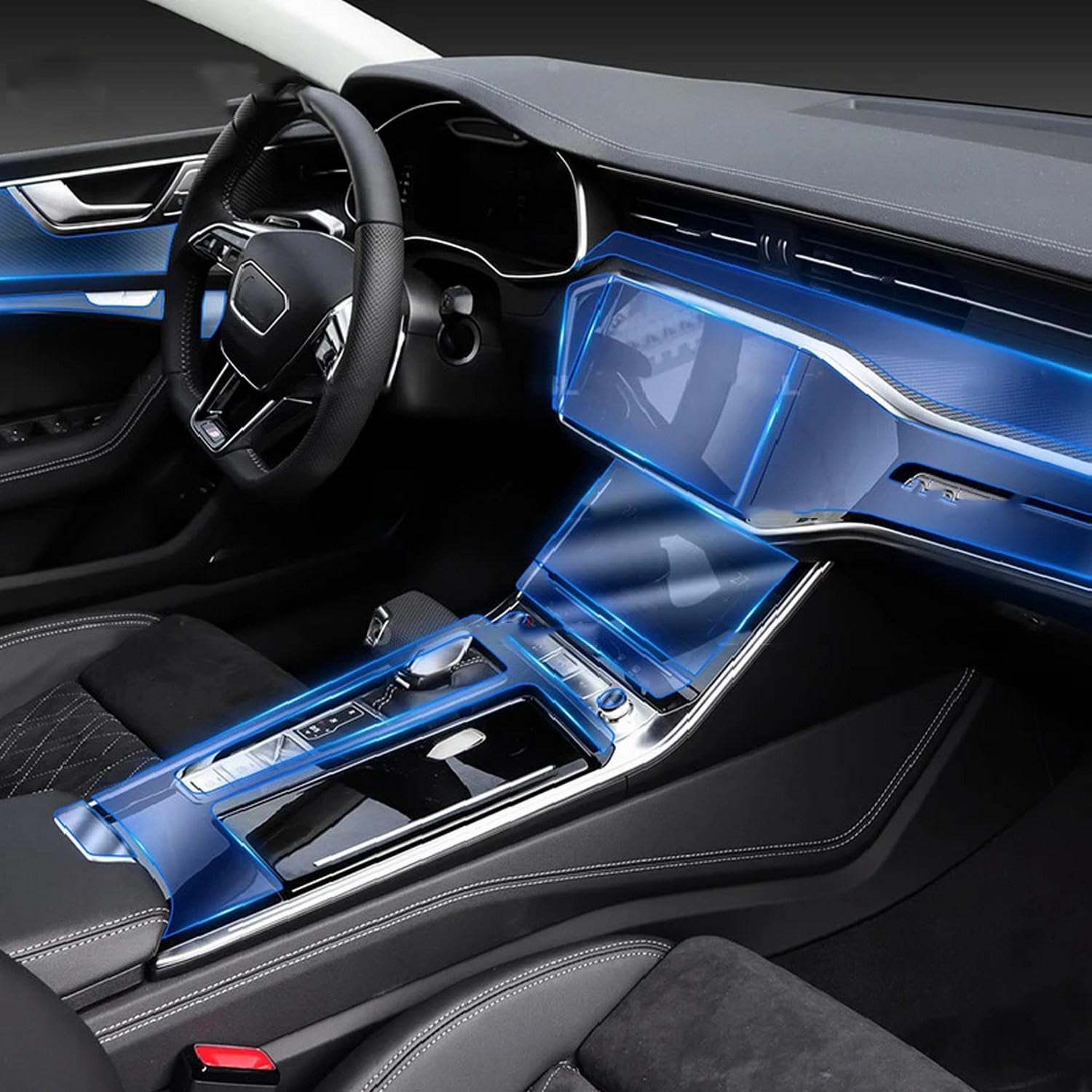 Protection GPS de voiture Audi S7 RS7 anti-rayures écran console