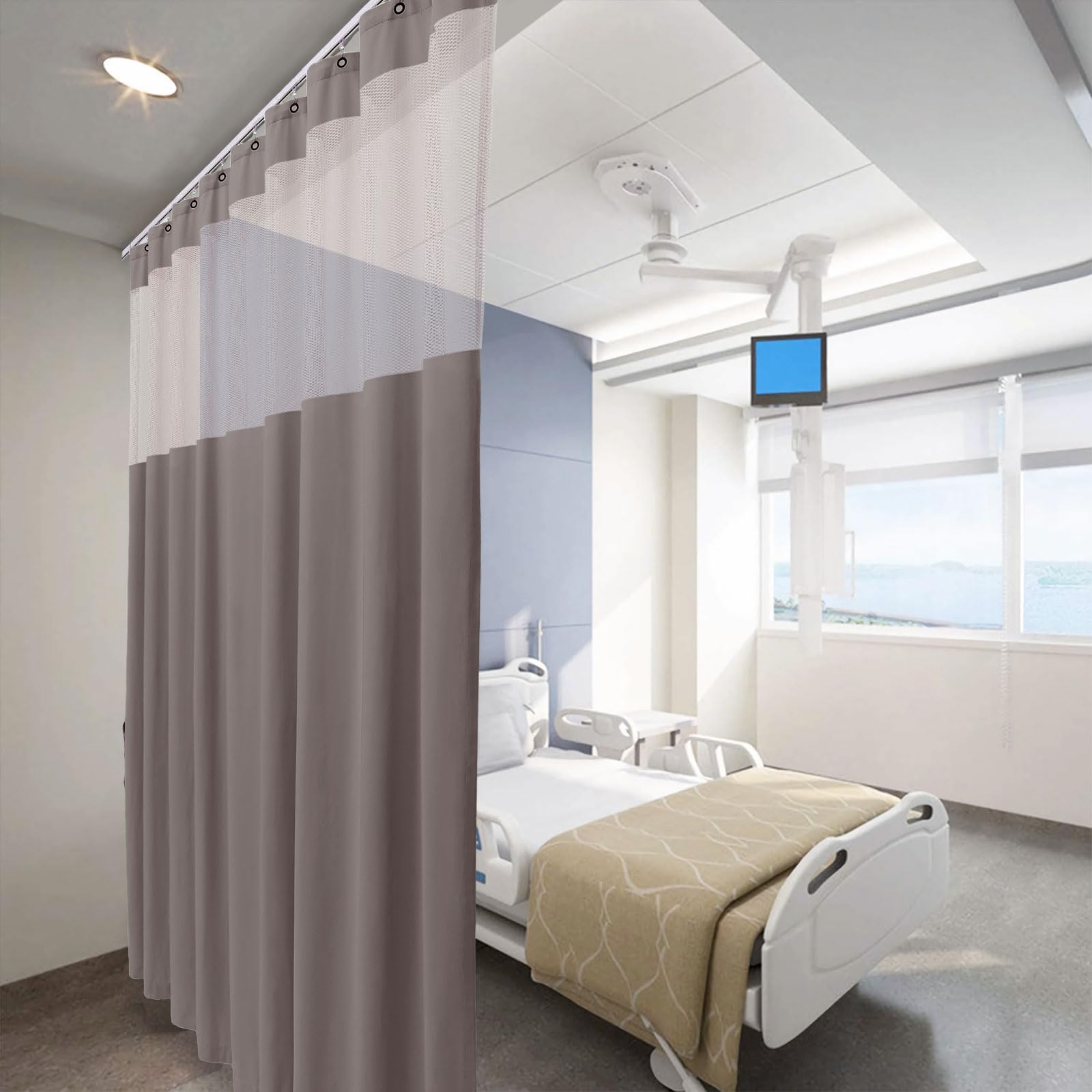 Medical Privacy Screen - Lakeblue 15x8ft -10