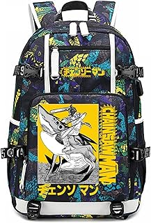 GO2COSY Anime Chainsaw Man Backpack Daypack Student Bag Bookbag School Bag Style C12