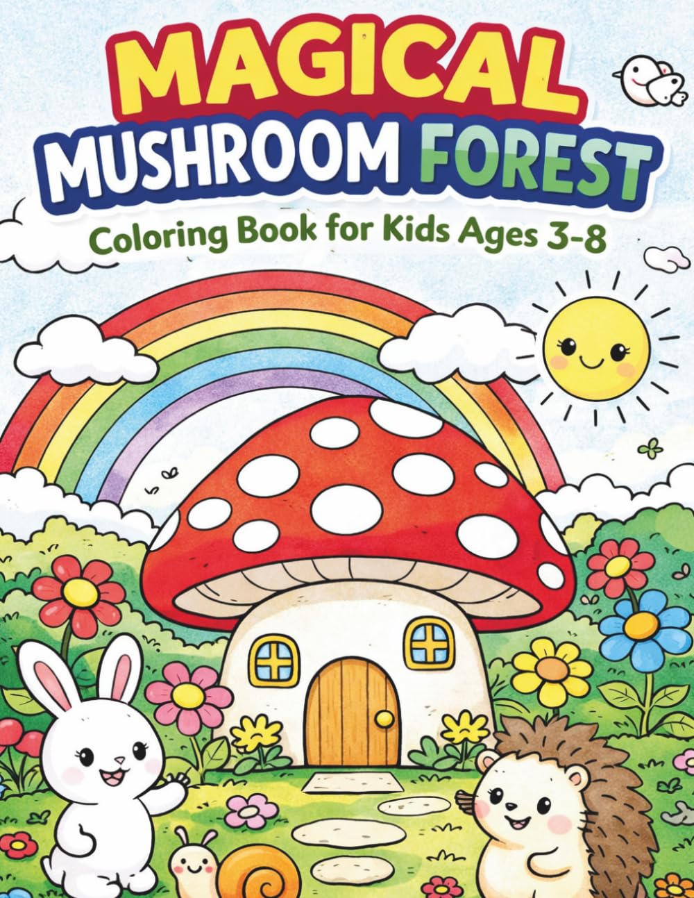 Magical Mushroom Forest Coloring Book for Kids