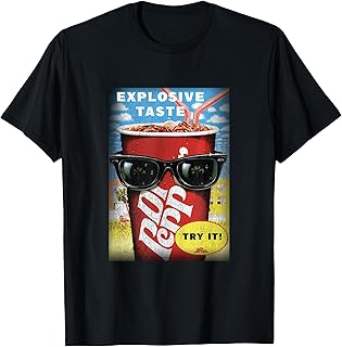Dr. Pepper Explosive Taste Vintage Panel T-Shirt
