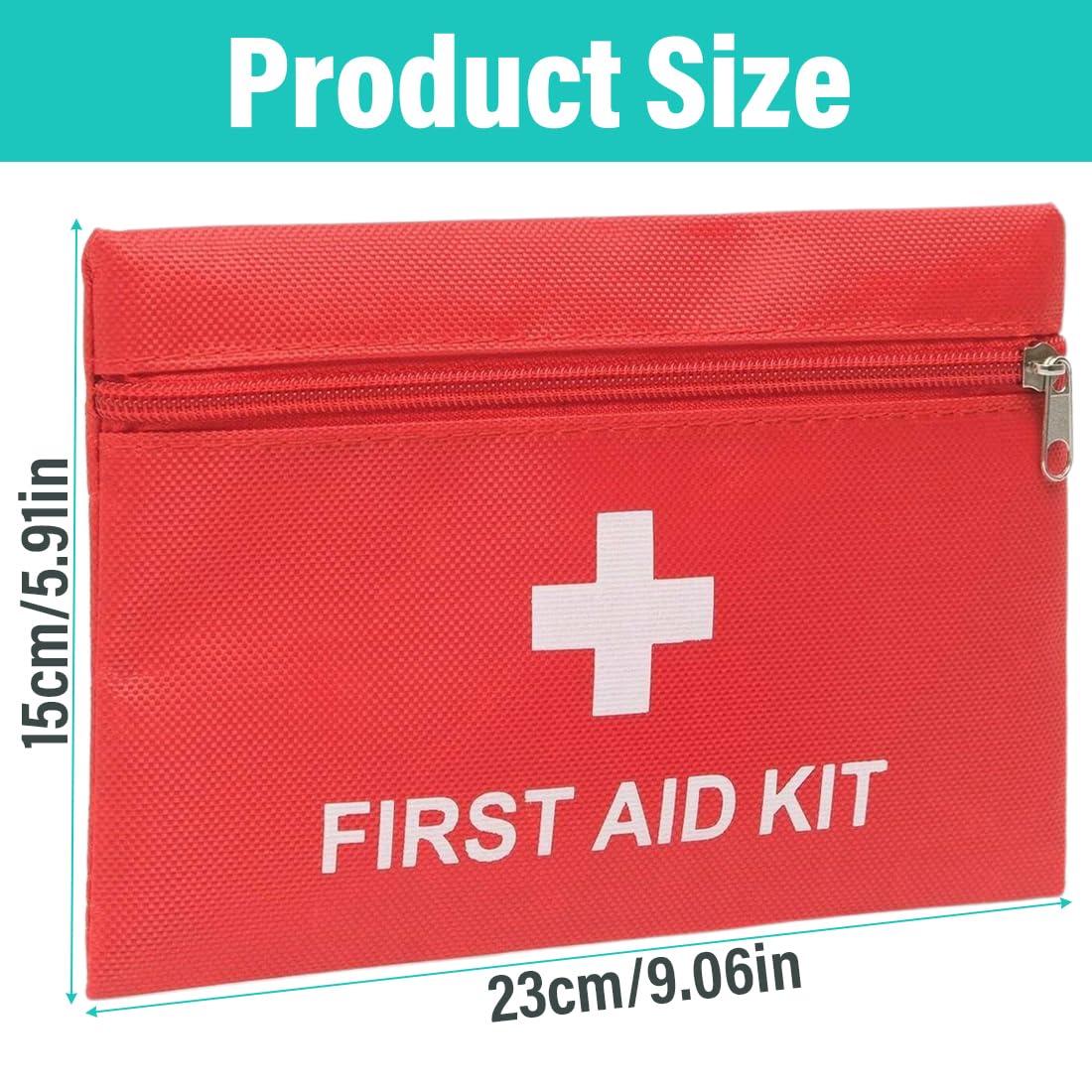 Mini Botiquín de Primeros Auxilios, 2 Piezas Portátil Mini Kit Primeros Auxilios Viaje, Botiquin Viaje, Bolsa Médica Vacio, Small First Aid Kit