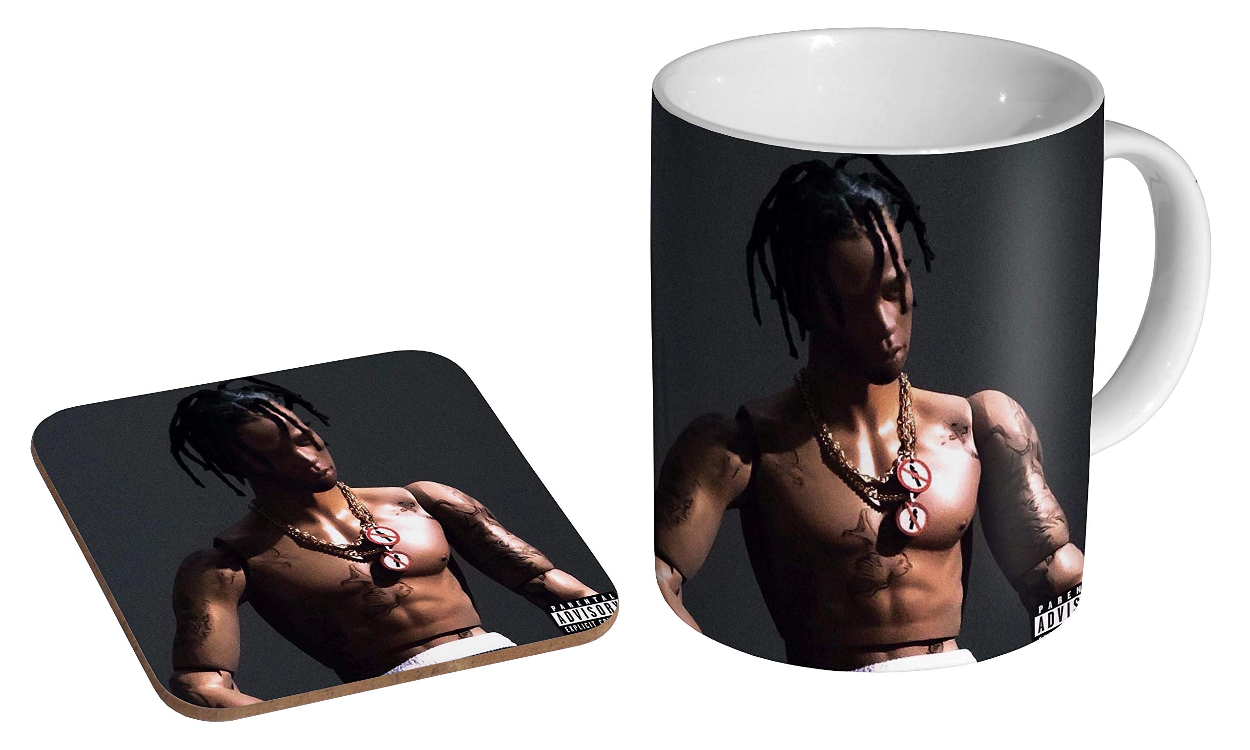 mugmartTravis Scott Rodeo Ceramic Coffee Mug + Coaster Gift Set …