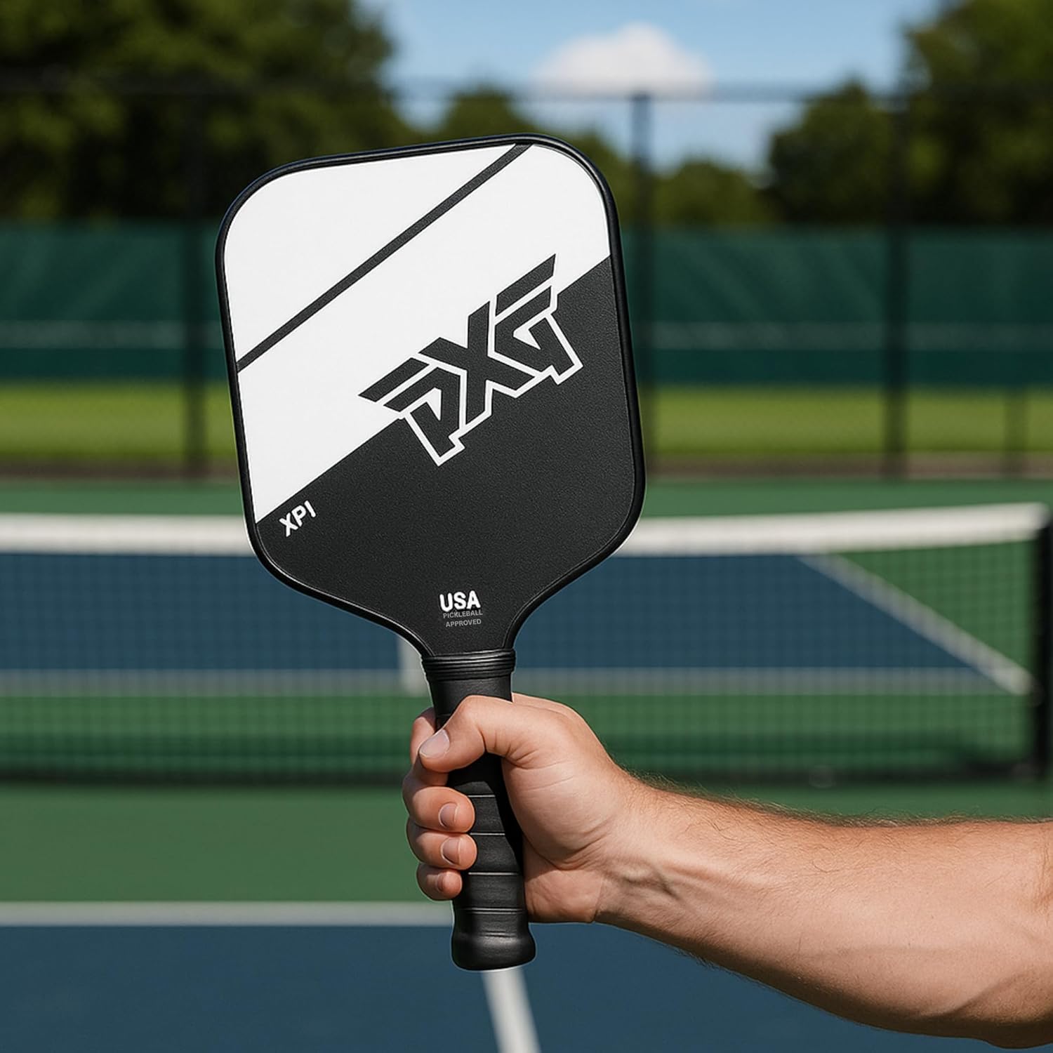 PXG Pickleball Paddle Carbon Fiber Honeycomb Core Edgless Design Square Face XP1