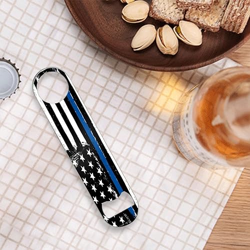 Miniatura 3 de Abrebotellas planos, abridores de cerveza de acero inoxidable de alta resistencia, abrebotellas resistentes y duraderos, perfectos para cocina,