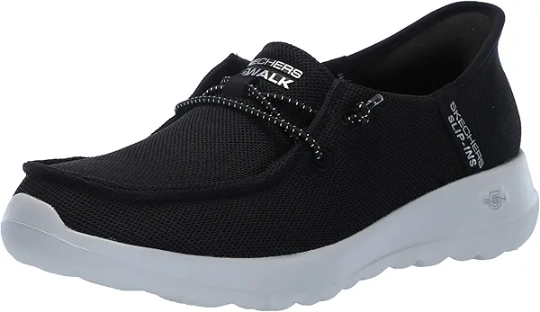 Skechers Womens Women's Hands Free Slip-ins Go Walk Joy Moc Toe Casual Shoe
