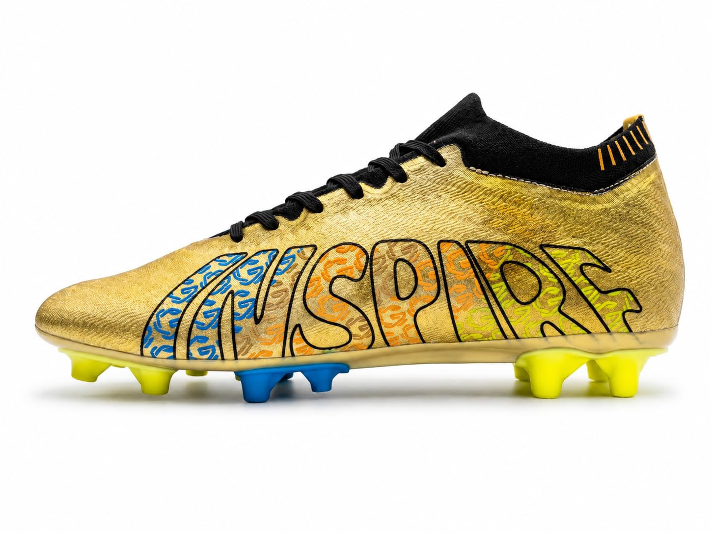 Inspire FG Football Shoes for Men | Premium Knitting + TPU Upper Soccer Studs | Lightweight TPU Sole Football Boots for Hard Ground & Grassy Surfaces-image-18