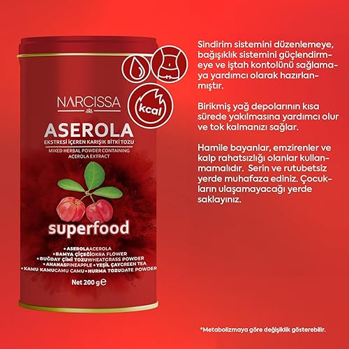 Miniatura 2 de Polvo de hierbas mixtas que contiene extracto de acerola - Edema natural y reductor de hinchazón para la salud digestiva e imuna, deal Detox