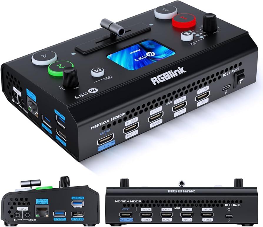 RGBlink mini Streaming HDMI スイッチャー Amazon.com: RGBlink Mini V3 Video Switcher with Customizable