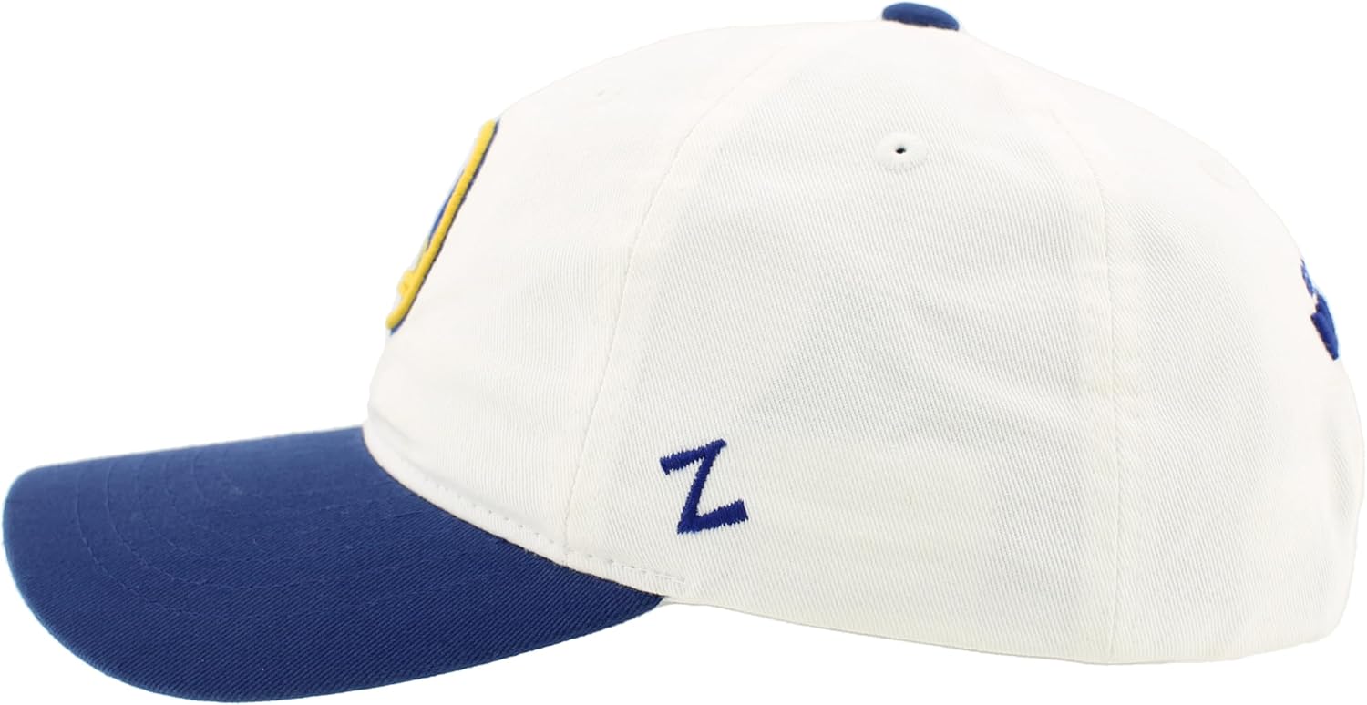 ZHATS NBA Unisex-Adult NBA Officially Licensed Adjustable Hat Scholarship Icon White