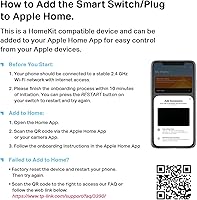 Vista 2 de TP-Link Tapo Apple HomeKit Smart Plug Mini, diseño compacto, 15A/1800W máximo, configuración súper fácil, funciona con Siri, Alexa y Google Home